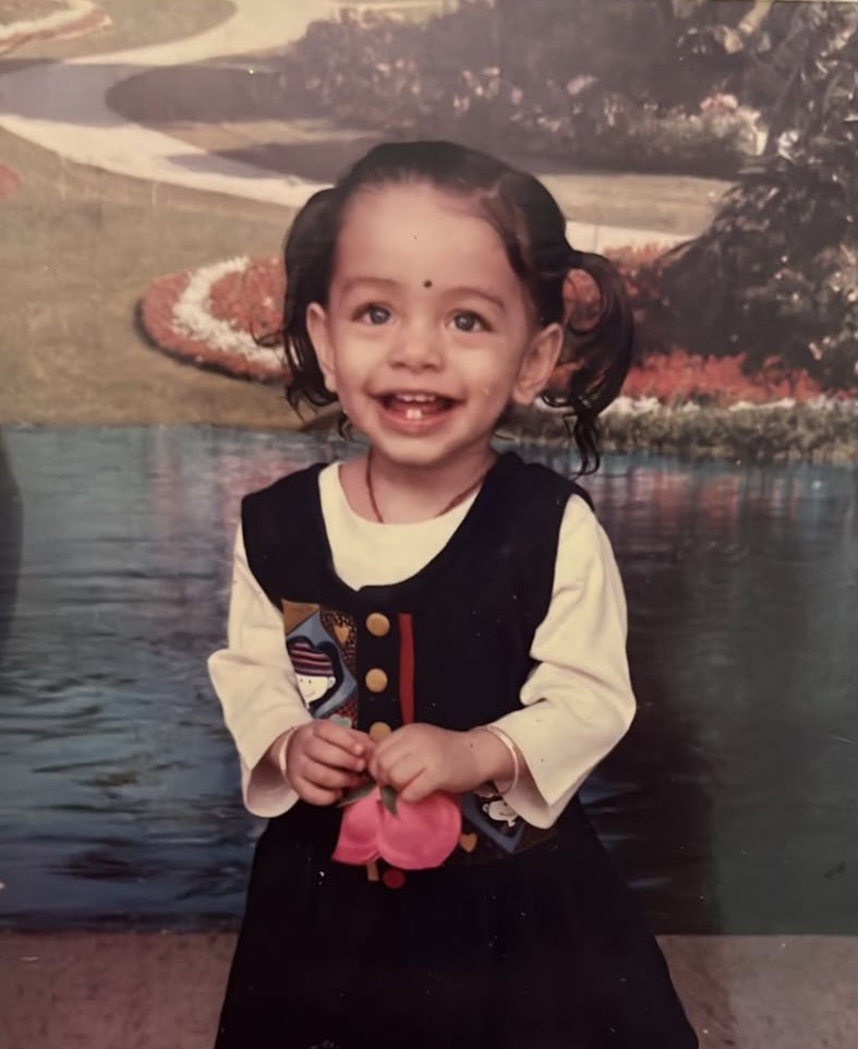 Sneha as a child